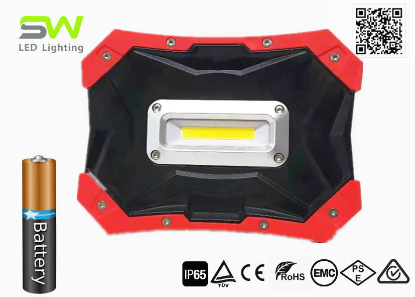 Quality IK10 Magnetic 5W COB Portable Led Flood Lights With SOS for sale