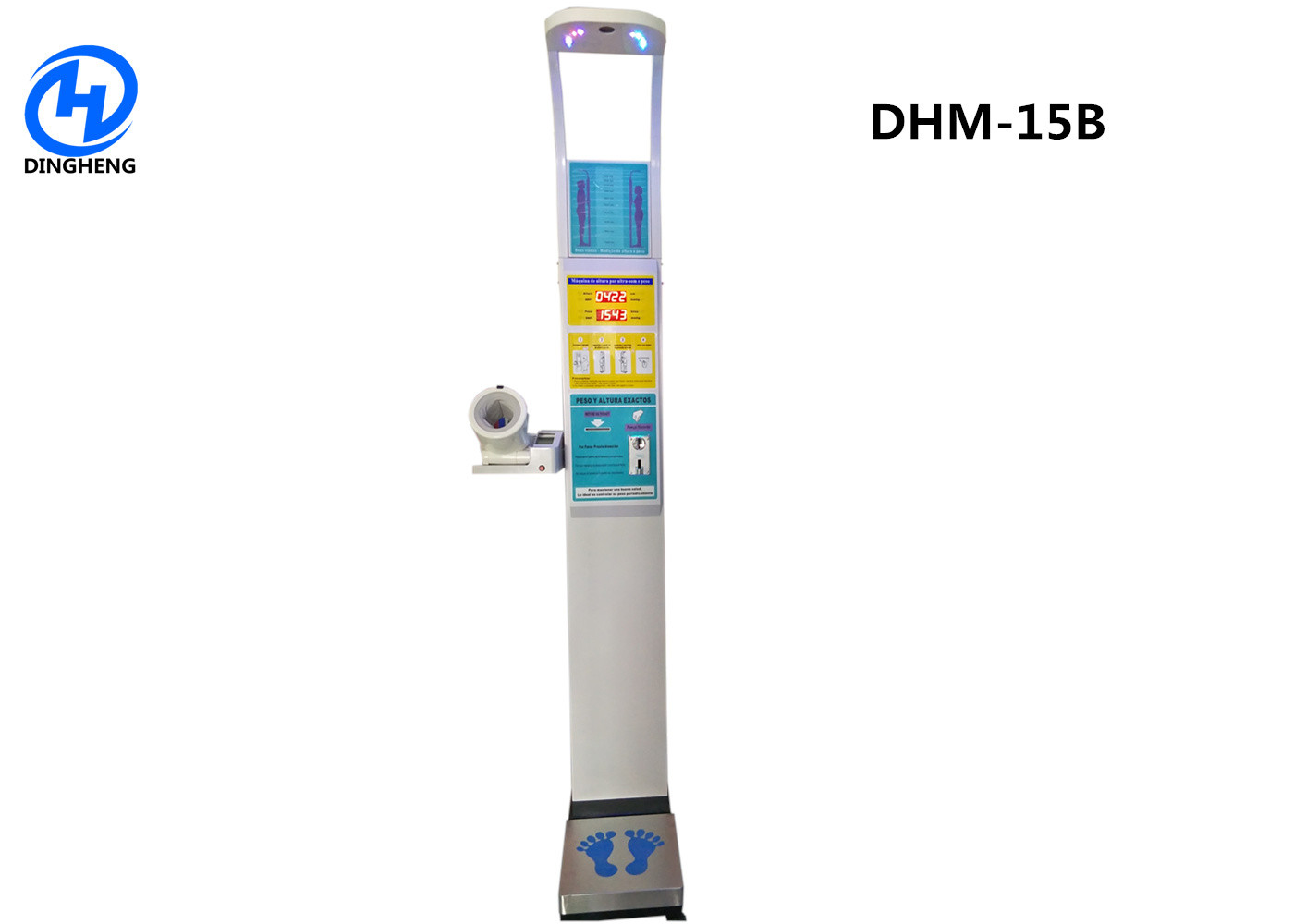 Quality DHM-15B Coin operated height weight scale with blood pressure and BMI calculate for sale
