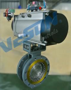 Quality Flanged High Performance Butterfly Valves / Pneumatic On Off Butterfly Valve for sale