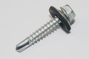 Quality C1022 Steel Self Tapping Drywall Screws  With EPDM Bonded Washer DIN 7504 Hex Head for sale