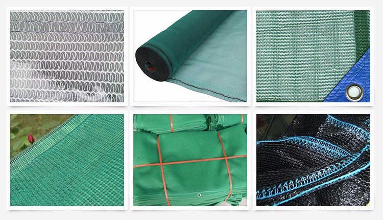100% PE agriculture shade net Green house plastiic woven sun shade net