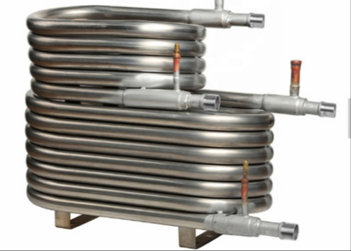 Quality 10m3/h Coaxial Heat Exchanger For Food / Beverage Factory for sale