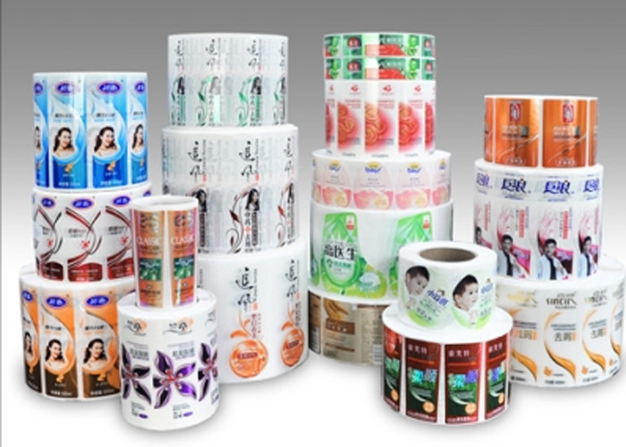 Quality Custom Logo Adhesive Paper Stickers , Bath Cream Shampoo Vinyl Self Adhesive Sticker Paper for sale