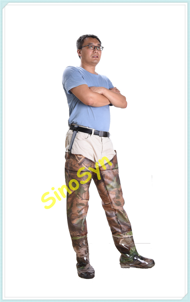 Buy cheap FQT1903 Forest-Camouflage PVC Skidproof Underwater Outdoor Fishing Waders with from wholesalers