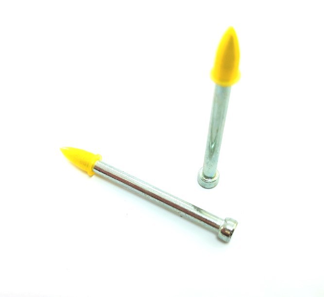Quality High Velocity Concrete Drive Pins With Orange Point Cap 52-56° HRC Hardness for sale