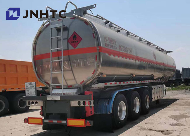 Buy Aluminum 45000L Oil Tanker Trailer 3 Axles Q235 Q345 at wholesale prices