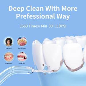 Quality 4 Mode Mini Water Flosser IPX7 Waterproof Oral Irrigator Manufacturer for sale
