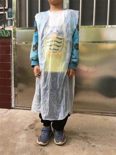 Buy Biodegradable Disposable Oil Proof Soft Plastic Aprons at wholesale prices