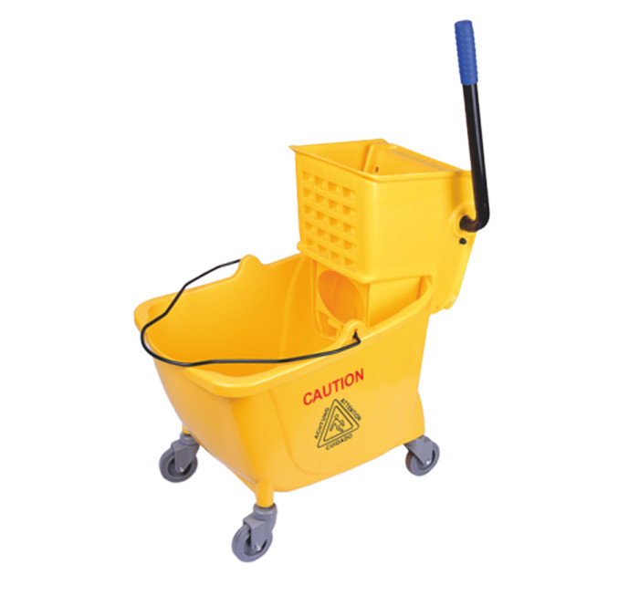 8.2 Gallon Janitorial Cleaning Tools Side Press Wringer Mop Bucket