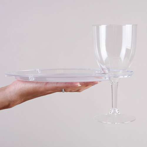 Quality Clear Acrylic Plastic Wine Holder for Drinking with 320mm*200mm*320mm for sale