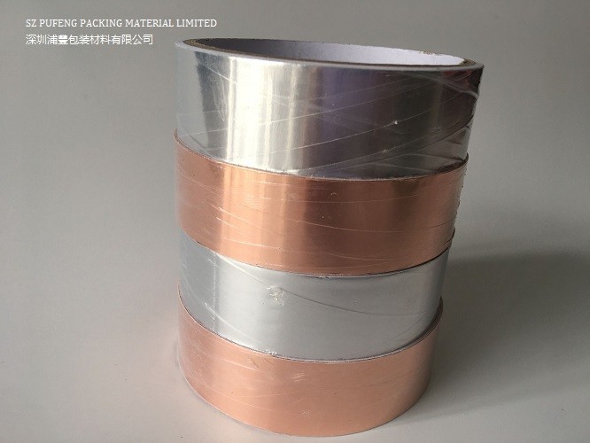 Buy 50m Self Adhesive Conductive Foil Tape , 0.01mm Foil Shielding Tape at wholesale prices