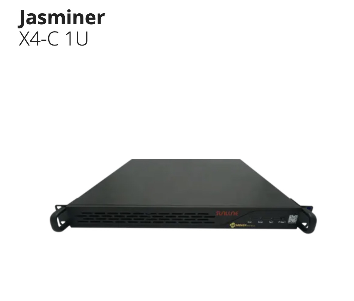 Quality ETC Miner Jasminer X4-c 1U 450mh/S 240W EtHash ETC Ethereum Mining Machine for sale