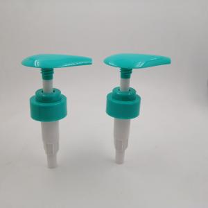 Quality Non Spilling 33mm Lotion Bottle Pump , Green Soap Pump For Home Care Products for sale