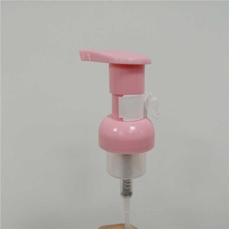 Quality Clip Type 30 410 3.5cc Foaming Soap Dispenser Pump Pink Color for sale