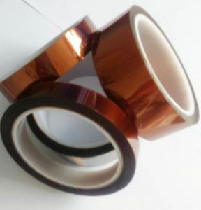 Quality Amber Color Kapton Polyimide Tape Class H Insulation Feature For Electrical Coils for sale