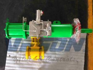 Quality 3 Piece Flanged Ball Valve , Automated Ball Valve For Oil & Gas Applications Offshore / Onshore for sale
