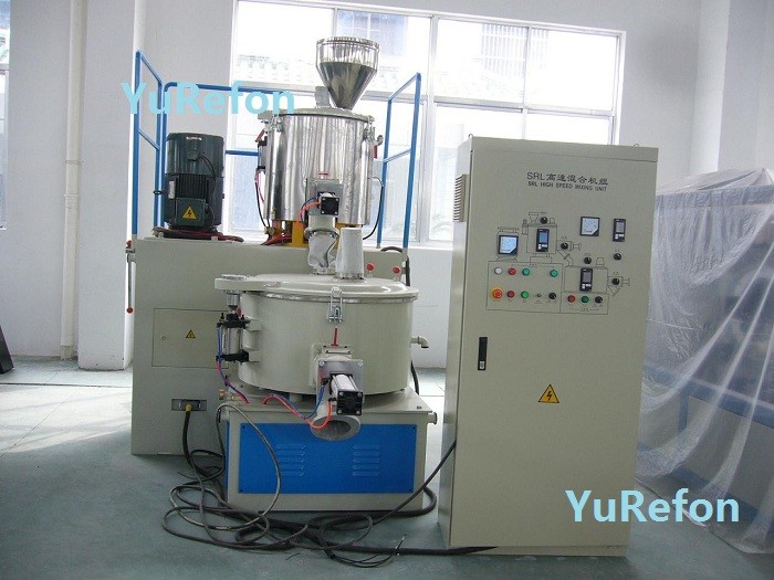 Quality Vertical Plastic PVC Mixer Machine Frequency Inverter Control With Heating Cooling Mixer for sale