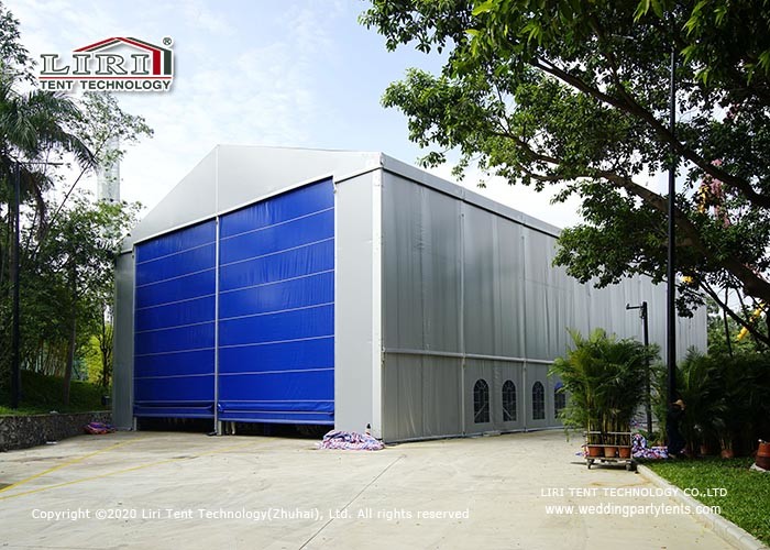 Quality Water Proof PVC Walls Aluminum Frame Warehouse Tent Industrial Storage Usage for sale