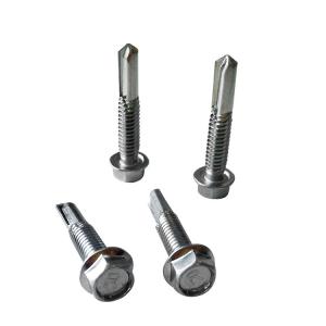 Quality Roofing Hex Head Self Drilling Decking Screws With Washer Customized Size for sale