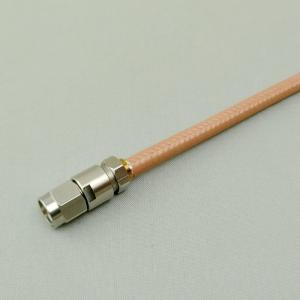 Quality 6GHz SMA RG142 Cable With FEP Jacket / Flexible Rf Cable Assemblies for sale