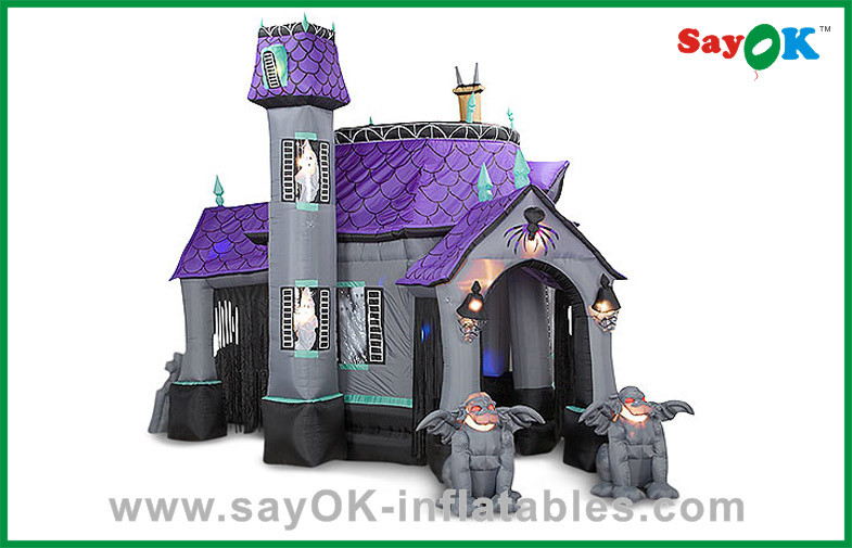 Buy Funny Halloween Inflatable Decoration Blow Up House For Holiday Decorations at wholesale prices