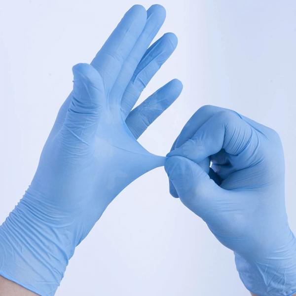 Buy Flexible Hospital XXL Oilproof Medical Nitrile Gloves at wholesale prices