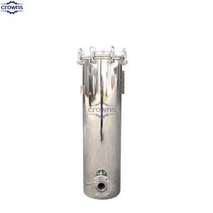 China Liquid/oil/wine/beer/honey/syrup/paint Filtration Machine Stainless Steel 304 Multi Bag Filter Housing on sale