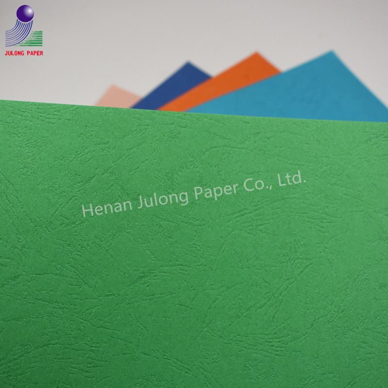 Quality 190GSM double sided embossed coated cover paper for wine box book Fancy Paper Manufacturer for sale