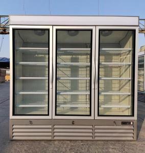 China Three Glass Door Vertical Refrigerated Showcase Commercial Fridge 2040 * 740 * 2000mm on sale