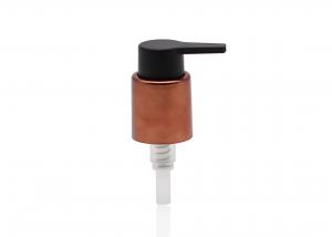 China Bronze Glossy Closure 24mm Cosmetic Treatment Pumps With Matte PP Pump Head on sale