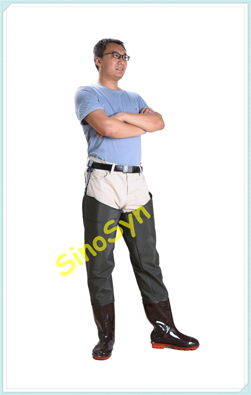 Buy cheap FQT1901 Army-Green PVC Skidproof Underwater Outdoor Fishing Waders with Rain from wholesalers
