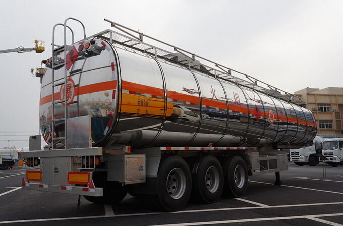 Buy CIMC semi truck trailer manufacturer 2-3 axles fuel tank truck at wholesale prices
