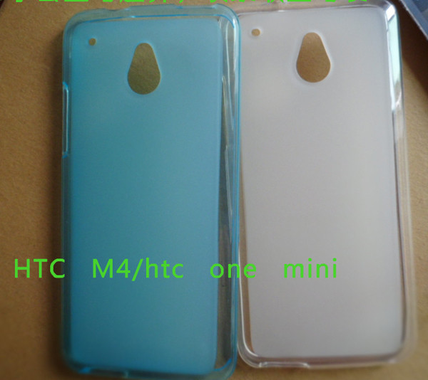Matte frosted tpu gel case cover skin funda capa estuch for HTC ONE Mini M4 Hulle Coque
