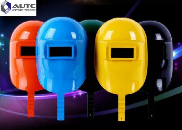 Buy Face Protection Electrician Hard Hat Arc Welding Customized Large Window Size at wholesale prices