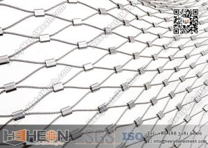 Quality 316L Stainless Steel Ferrule Wire Rope Mesh Netting | China Factory Direct Sales for sale