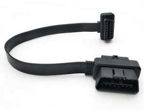 Pass Through To OBD2 Flat Extension Cord For OBD Connectors And Plugs