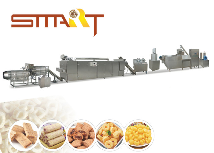 Buy cheap Automatic Puff Snacks Snacks Production Machines Stainless Steel Material Made from wholesalers