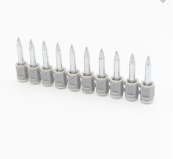 Quality Dnc Drive Shot Pins Concrete Stainless Steel With Plastic Strip Smooth Shank for sale