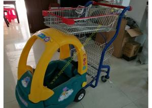 Quality Child Size Children Shopping Carts Mall Toy Cart Kids Shopping Trolley for sale