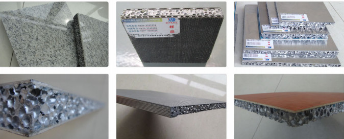 Quality Tooling Aluminium Foam Sandwich Panels Excellent Vibration Damping for sale