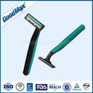 Quality Rubber Handle Twin Blade Disposable Razor Any Color Available ISO Certificate for sale