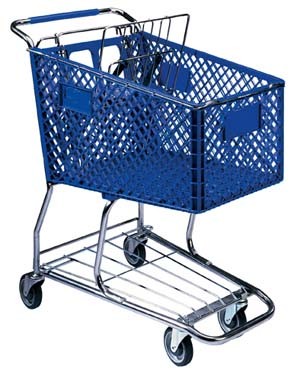 Quality Metal or plastic Supermarket Shopping Trolleys Mini Shopping Baskets HBE-MB-1 for sale