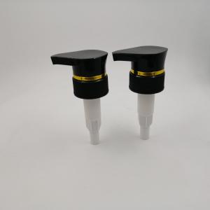 Quality Screw Type 33mm 1.5ml/T Dosage Black Lotion Pump For Liquid Bottle for sale