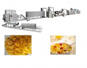 Quality Crispy Corn Flakes Production Line , SS Material Breakfast Cereals Making Machine for sale
