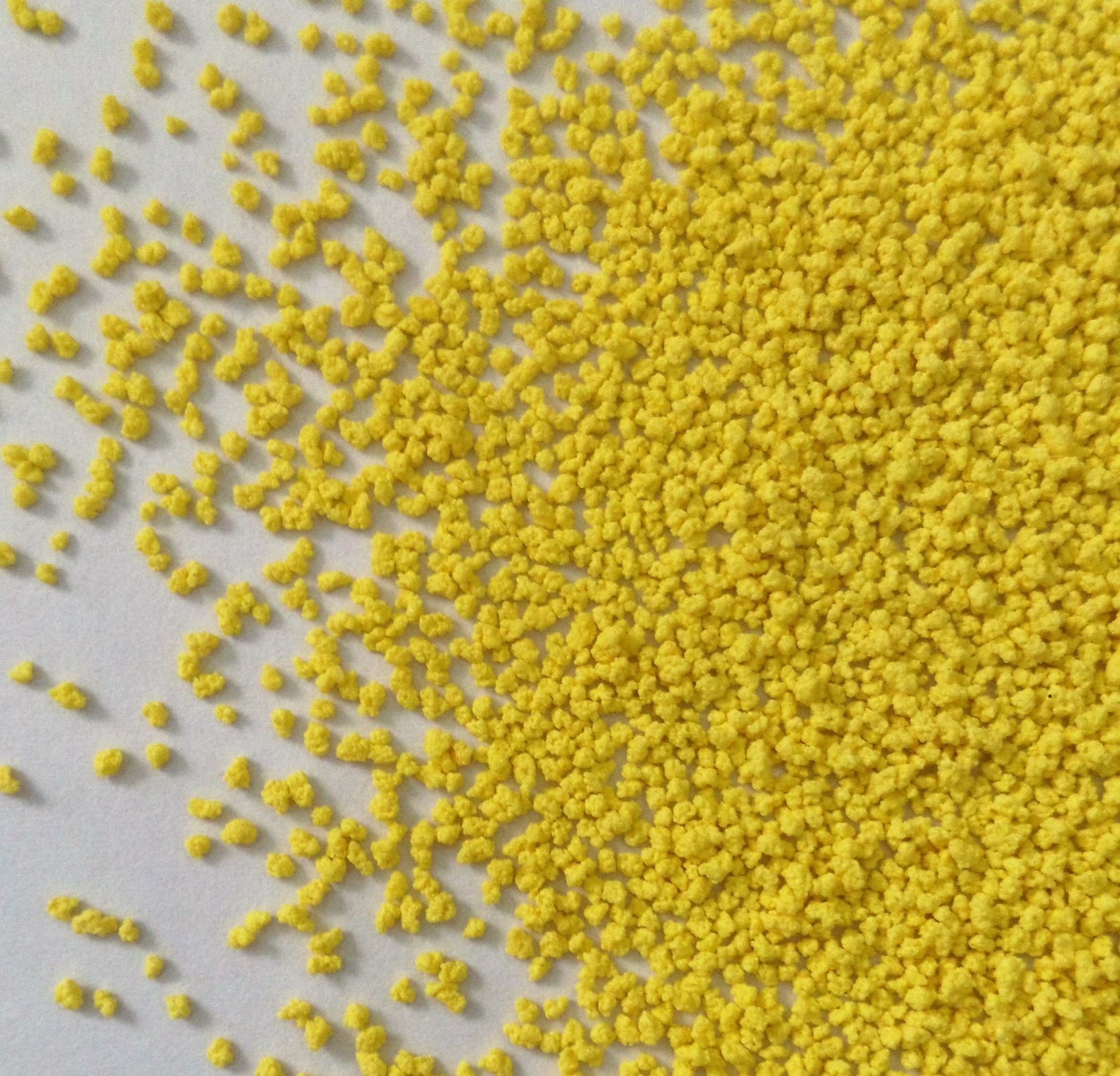 Quality coloful SSA speckles yellow granule speckles for detergent powder making for sale