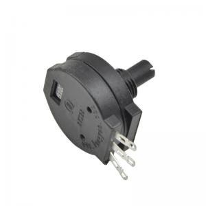 Quality High Accuracy Carbon Film Potentiometer , RVS28 28mm Rotary Type Potentiometer for sale