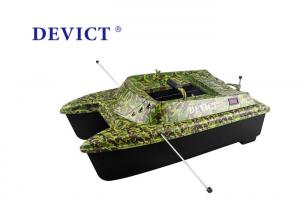 Quality Catamaran bait boat DEVC-308M3 , Camouflage remote control fishing bait boat Sailing Speed 1-2 M/S for sale