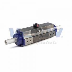 Quality Explosion Proof 3 Position Valve Actuator , High Speed Small Pneumatic Actuator for sale
