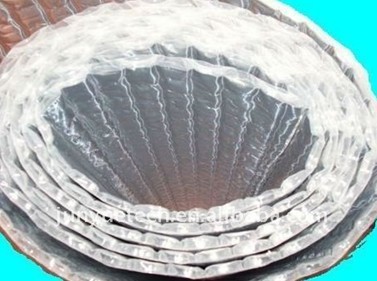 Quality Reflective Foil Double Bubble Wrap Heat Insulation 1.2m Width 30m Length  for sale