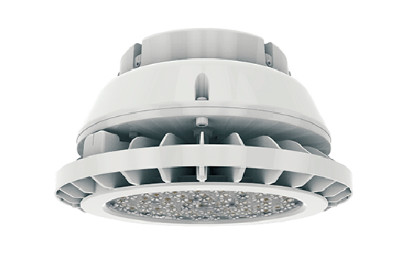 Quality IP65 Cree Outdoor LED Canopy Lights / 70W 80W Round LED Canopy Light for sale